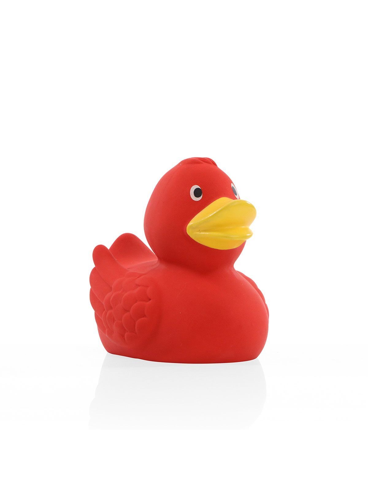 Natural rubber duck, classic Herren Spielzeug / Plüsch – MBW – Farbe Rot – individuell veredelbar