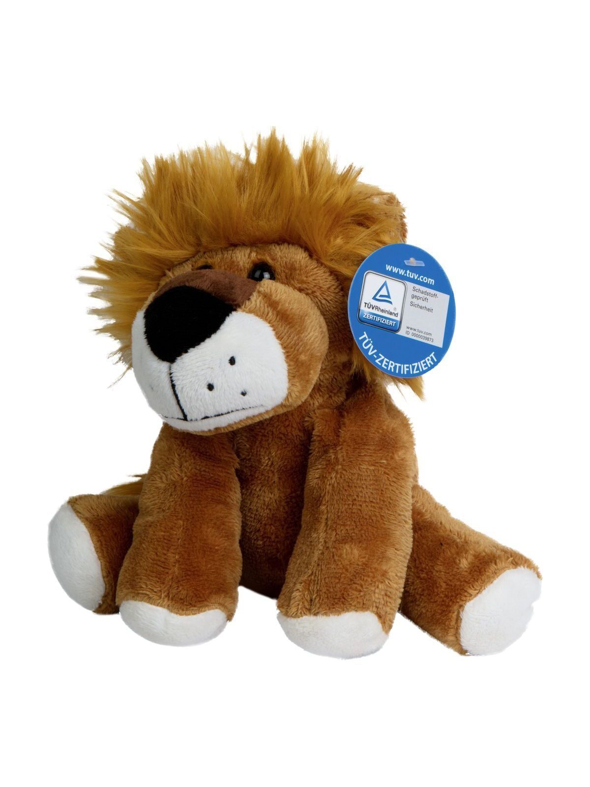Zoo animal lion Ole Herren Spielzeug / Plüsch – MBW – Farbe Braun – individuell veredelbar