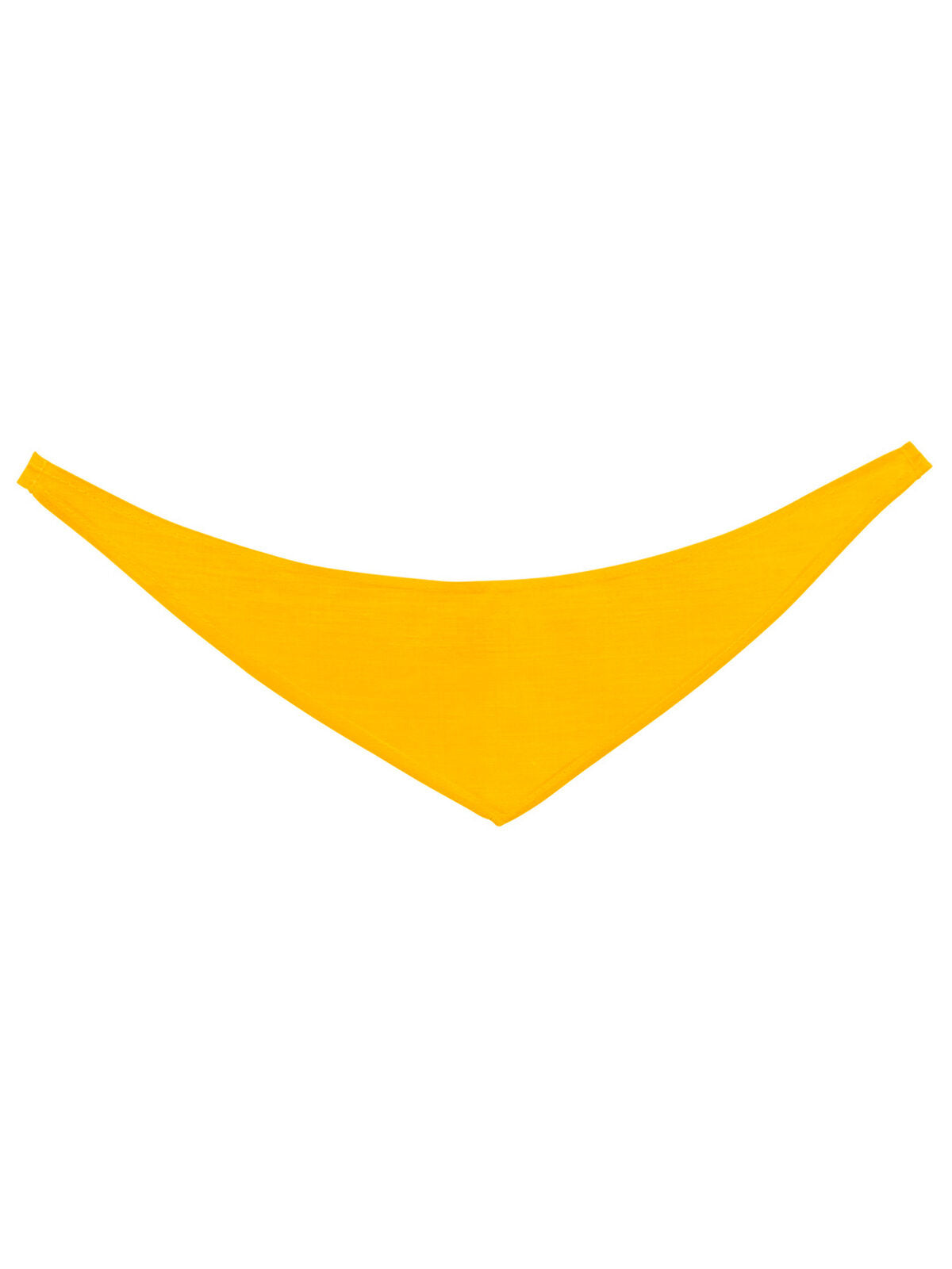 Bandana/ triangle scarf Werbeartikel – MBW – Farbe Gelb – individuell veredelbar