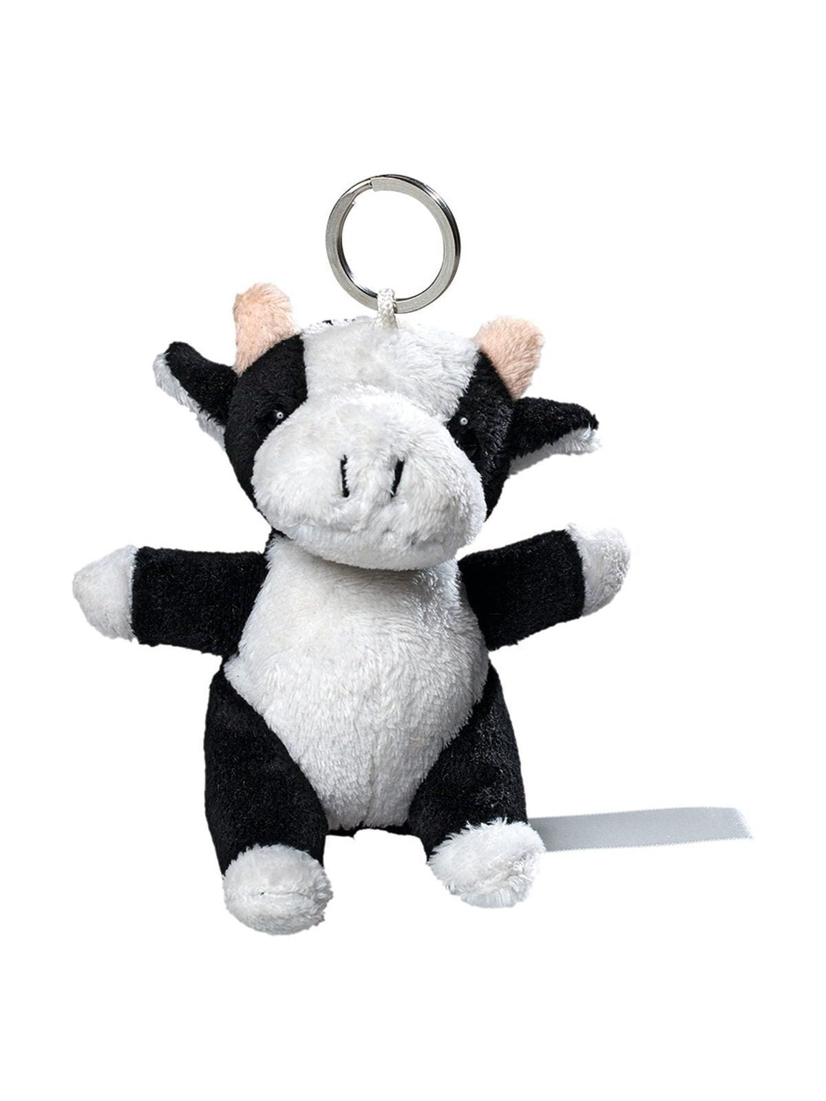 plush cow with keychain Spielzeug / Plüsch – MBW – Farbe black/white – individuell veredelbar