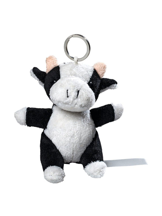 plush cow with keychain Spielzeug / Plüsch – MBW – Farbe black/white – individuell veredelbar