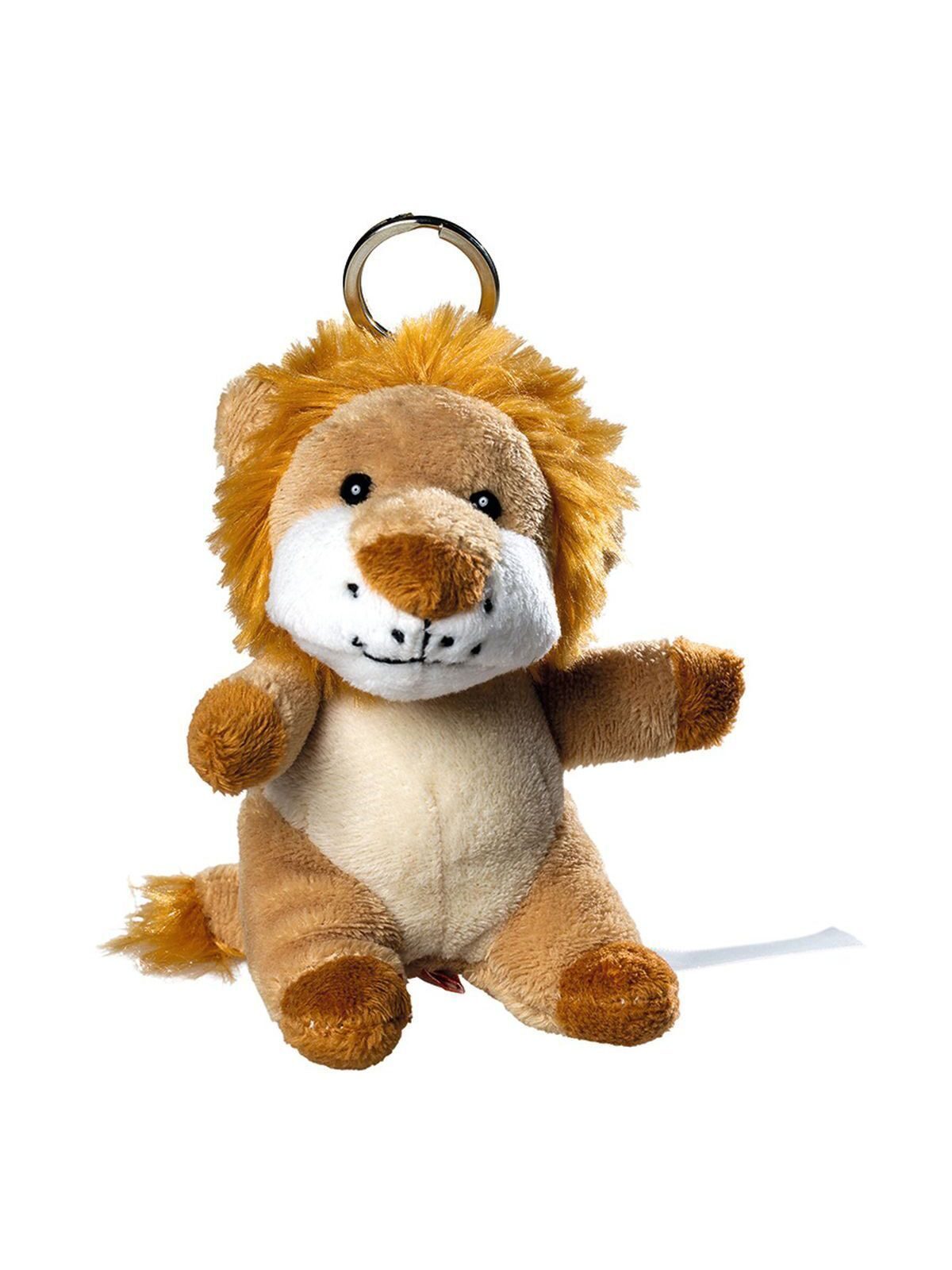 plush lion with keychain Spielzeug / Plüsch – MBW – Farbe Braun – individuell veredelbar