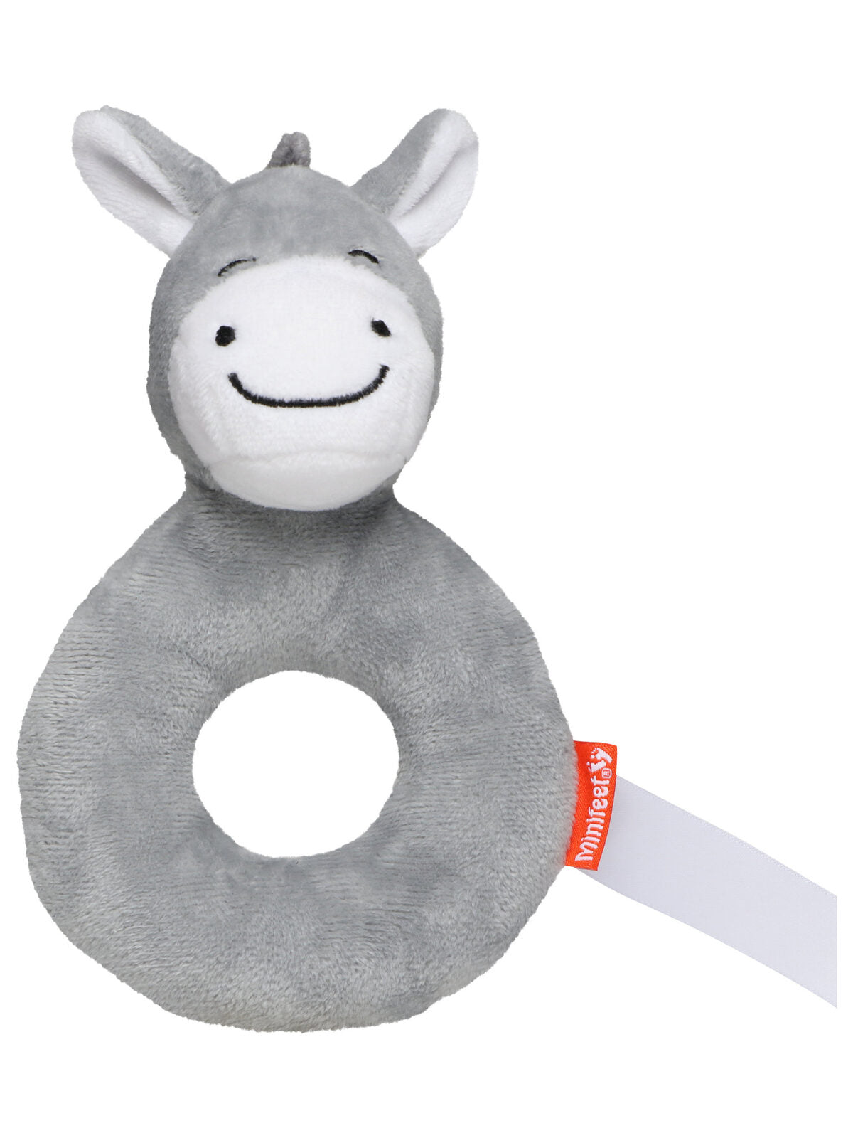 Grab Toy Donkey Kinder Spielzeug / Plüsch – MBW – Farbe Grau – individuell veredelbar