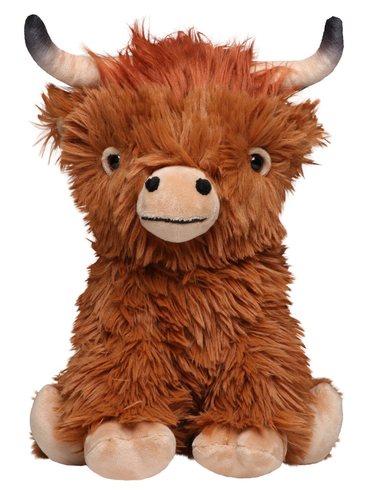 Scottish Highland Cattle Bobby Spielzeug / Plüsch – MBW – Farbe Braun – individuell veredelbar
