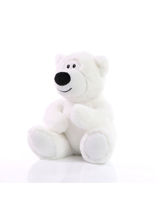 Schmoozies® recycleBear ice Herren Spielzeug / Plüsch – MBW – Farbe Weiß – individuell veredelbar