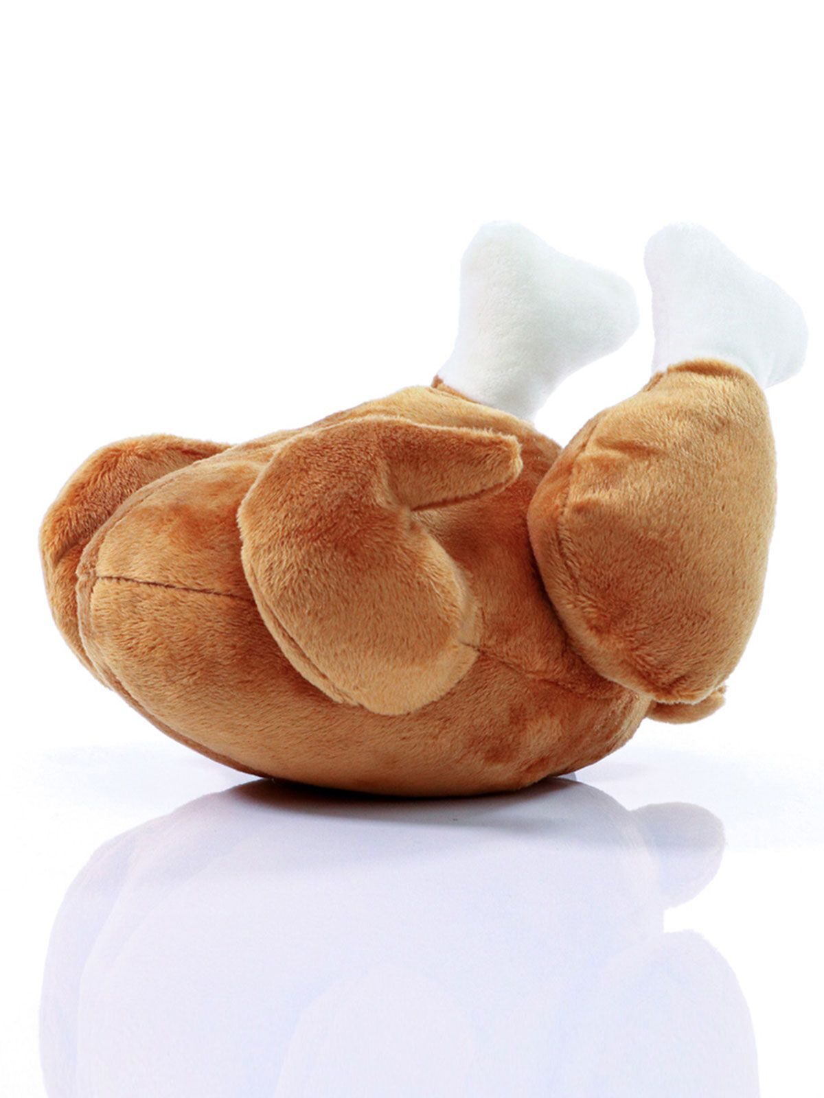 Dog toy chicken Herren Spielzeug / Plüsch – MBW – Farbe Braun – individuell veredelbar
