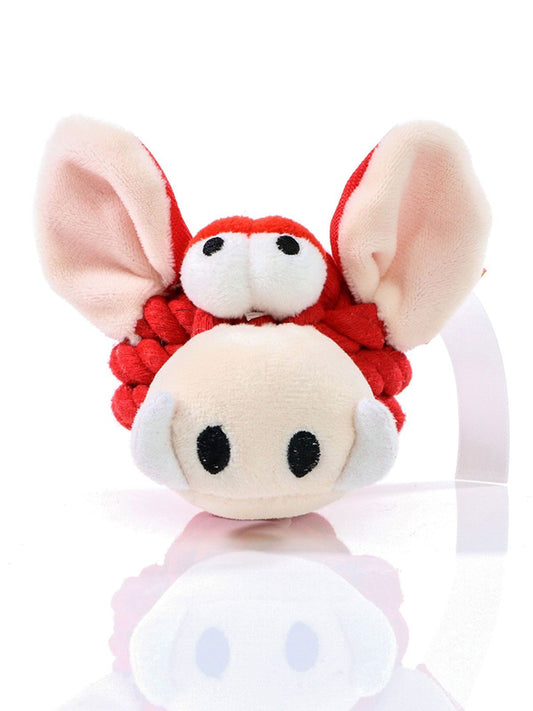 Dog toy knotted animal boar Herren Spielzeug / Plüsch – MBW – Farbe Rot – individuell veredelbar