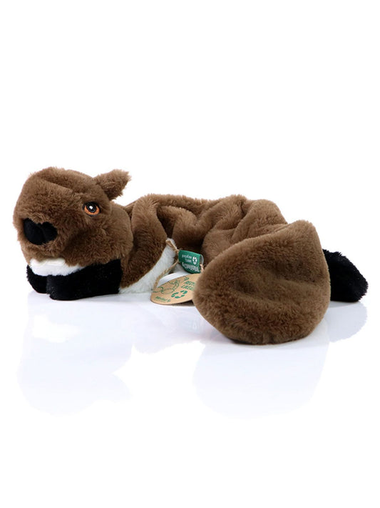 Dog toy RecycleBeaver Herren Spielzeug / Plüsch – MBW – Farbe Braun – individuell veredelbar