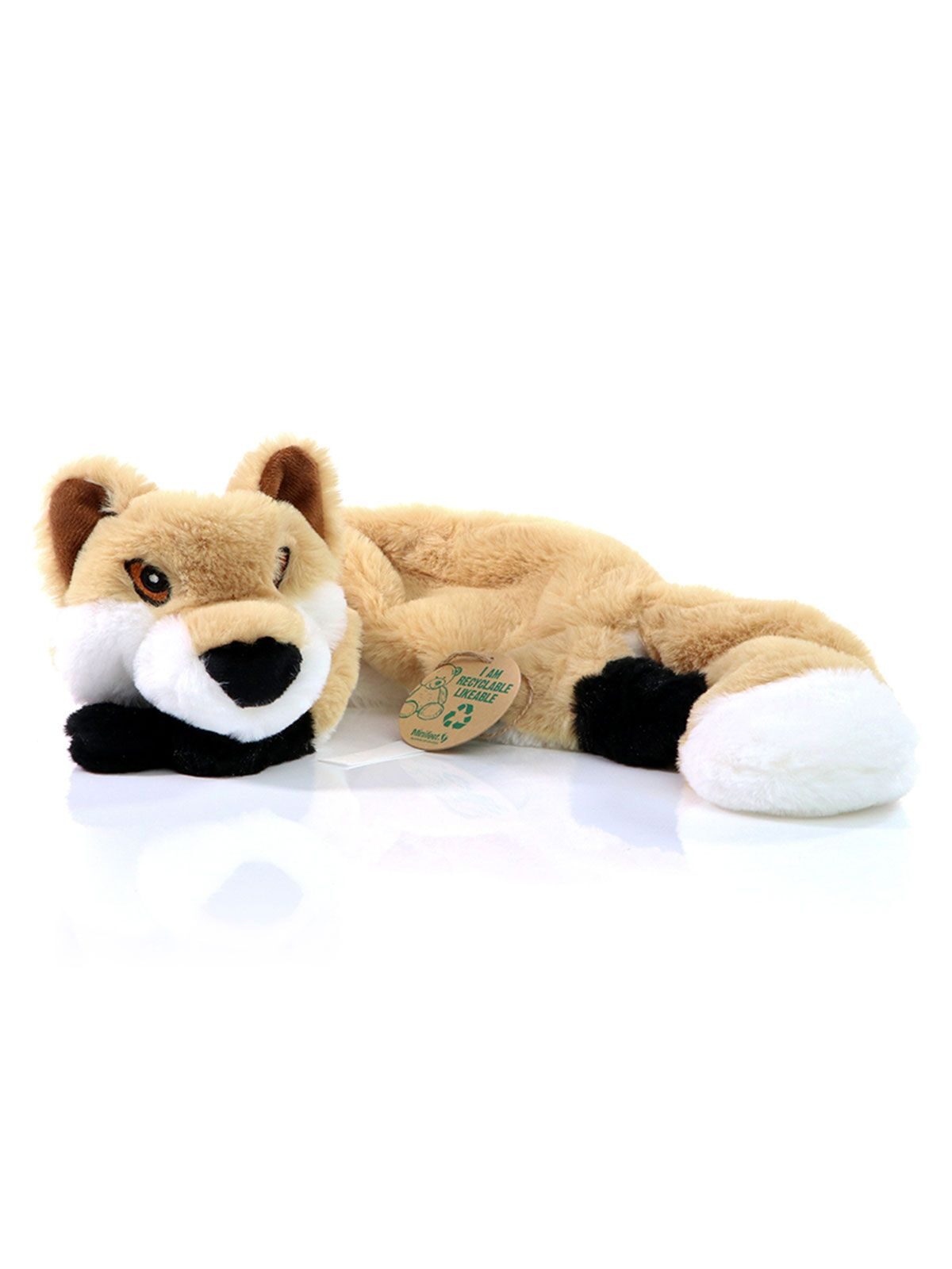 Dog toy RecycleFox Herren Spielzeug / Plüsch – MBW – Farbe Beige – individuell veredelbar