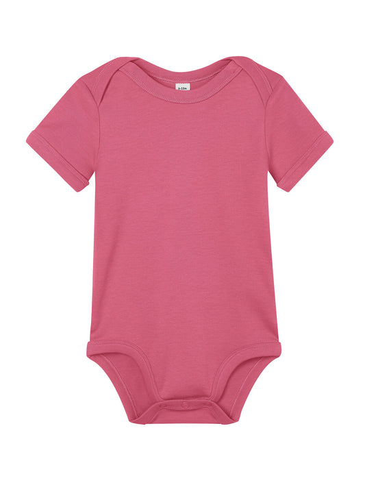 Baby Bodysuit Babybekleidung – Babybugz – Farbe bubblegum pink – individuell veredelbar