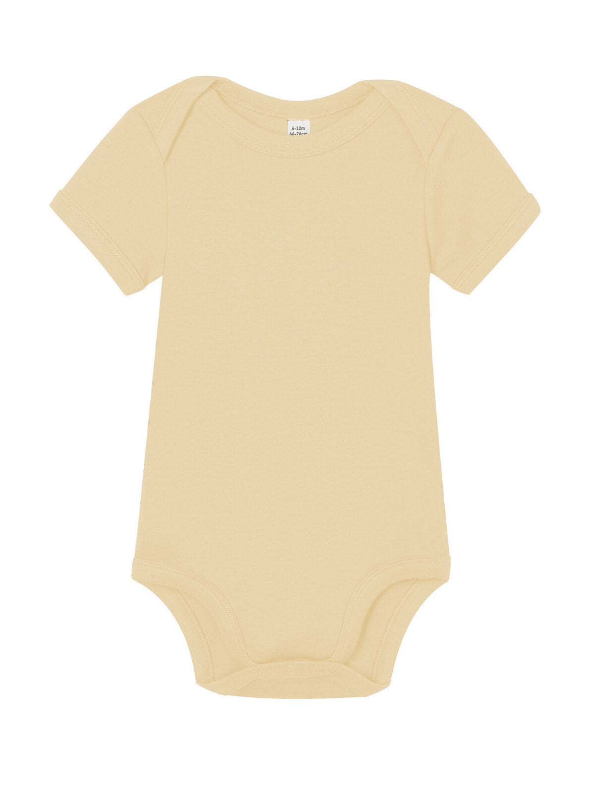 Baby Bodysuit Babybekleidung – Babybugz – Farbe soft yellow – individuell veredelbar