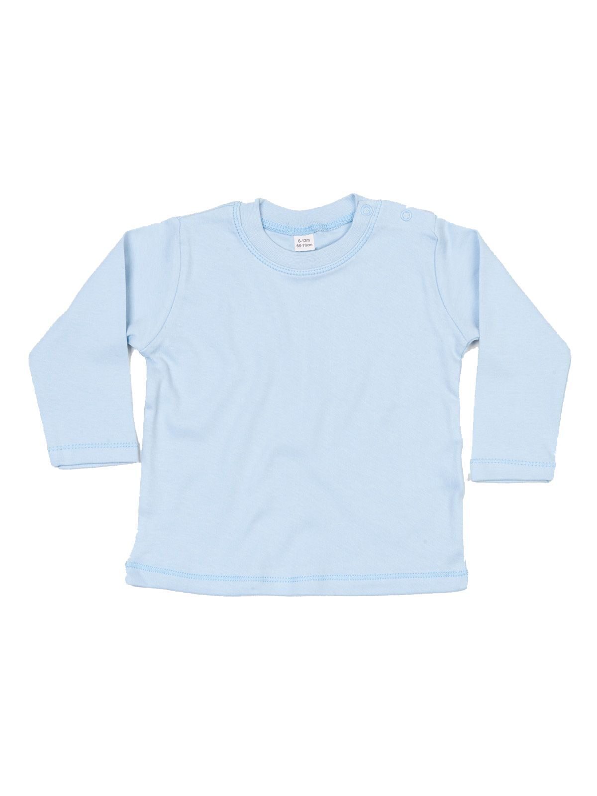 Baby Long Sleeve T Herren Babybekleidung – Babybugz – Farbe dusty blue – individuell veredelbar