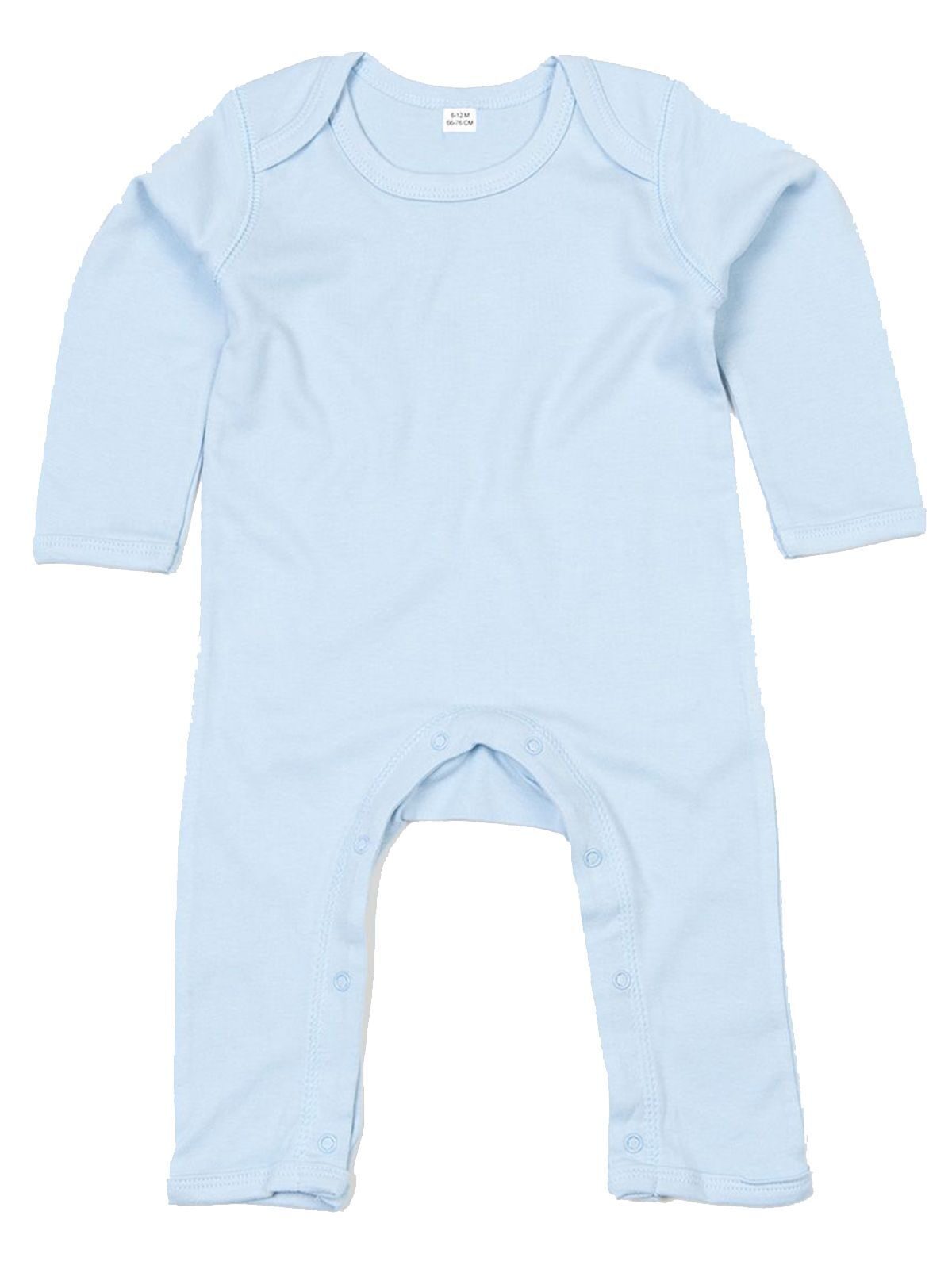 Baby Rompasuit Herren Babybekleidung – Babybugz – Farbe dusty blue – individuell veredelbar