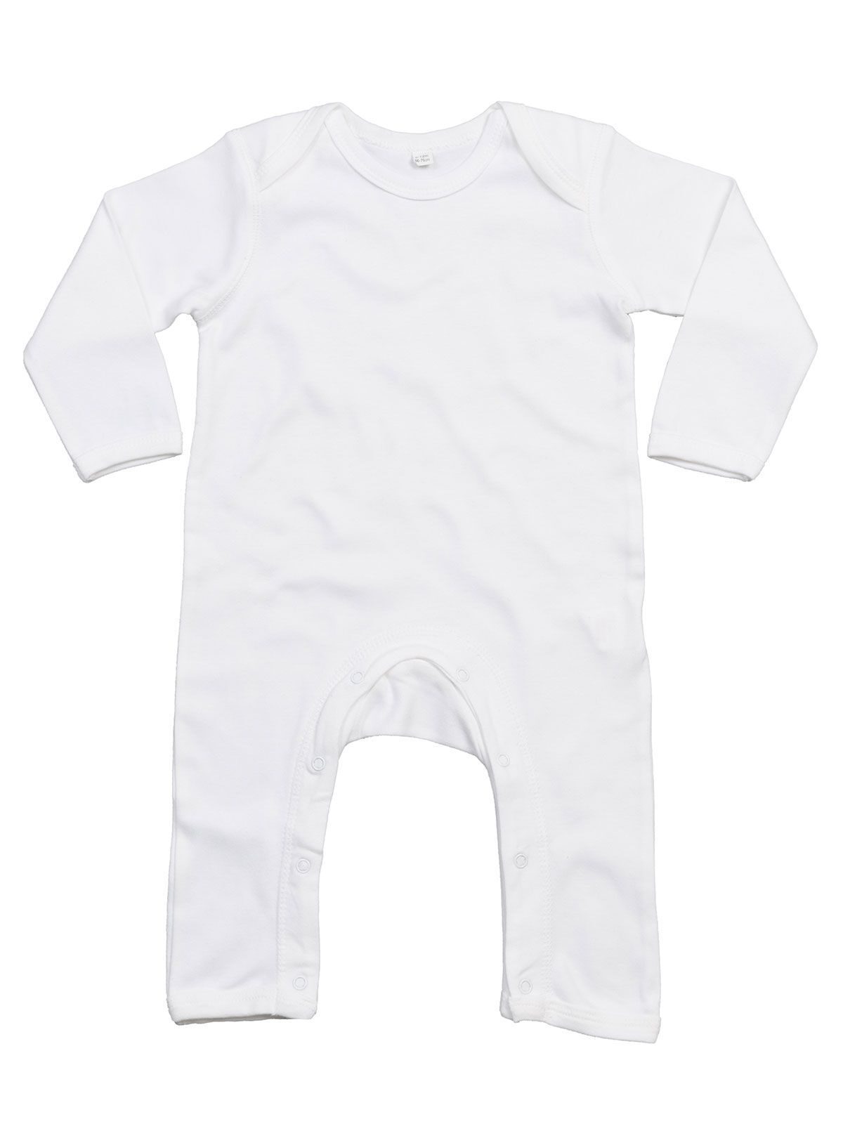 Baby Rompasuit Herren Babybekleidung – Babybugz – Farbe Weiß – individuell veredelbar