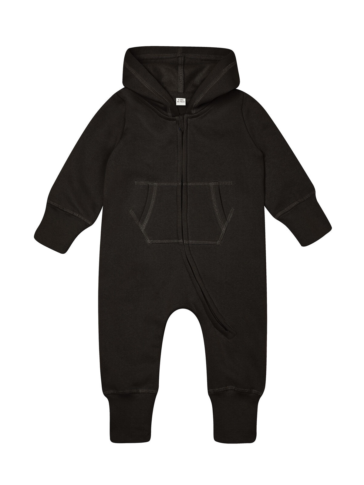 Baby All-in-One Kinder Babybekleidung – Babybugz – Farbe Schwarz – individuell veredelbar