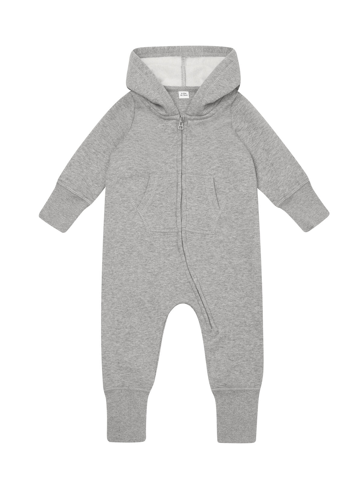 Baby All-in-One Kinder Babybekleidung – Babybugz – Farbe washed grey melange – individuell veredelbar