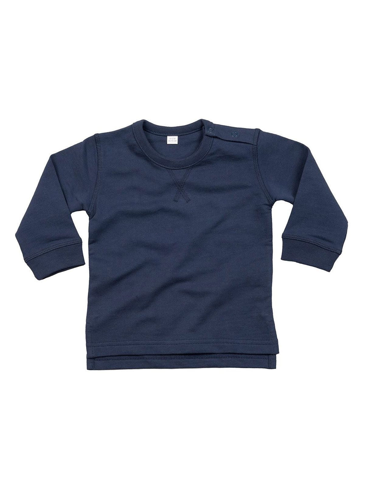 Baby Sweatshirt Herren Sweatshirt / Hoodie – Babybugz – Farbe nautical navy – individuell veredelbar