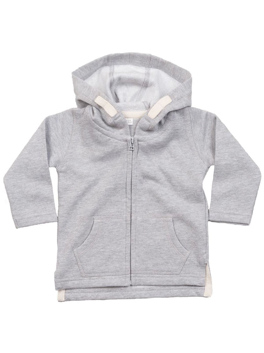 Felpa con cappuccio per bebè con cerniera da uomo / Felpa con cappuccio – Babybugz