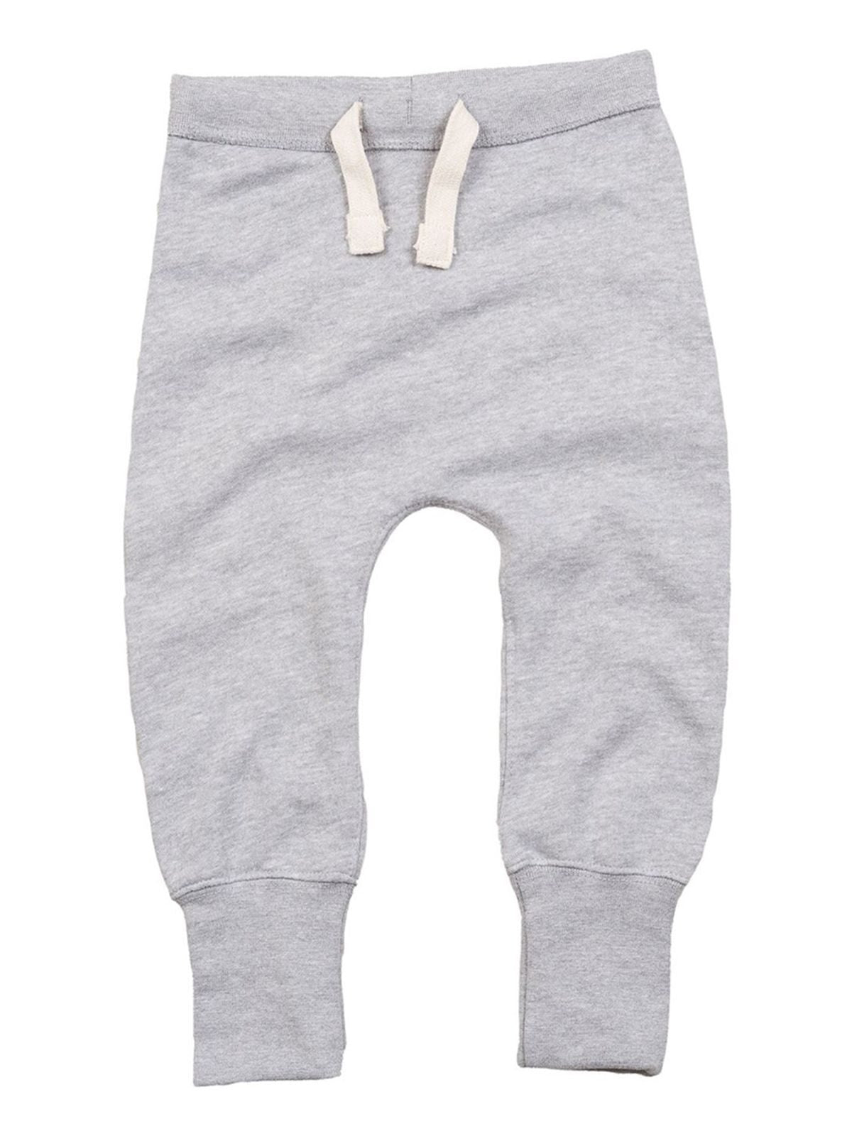 Baby Sweatpants Sweatshirt / Hoodie – Babybugz – Farbe heather grey melange – individuell veredelbar