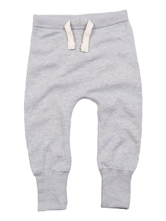Baby Sweatpants Sweatshirt / Hoodie – Babybugz – Farbe heather grey melange – individuell veredelbar