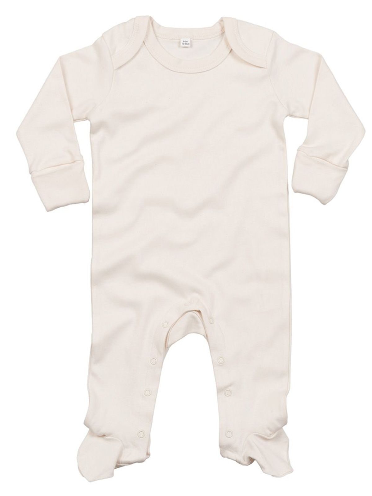 Baby Organic Envelope Sleepsuit Herren Babybekleidung – Babybugz – Farbe organic natural – individuell veredelbar