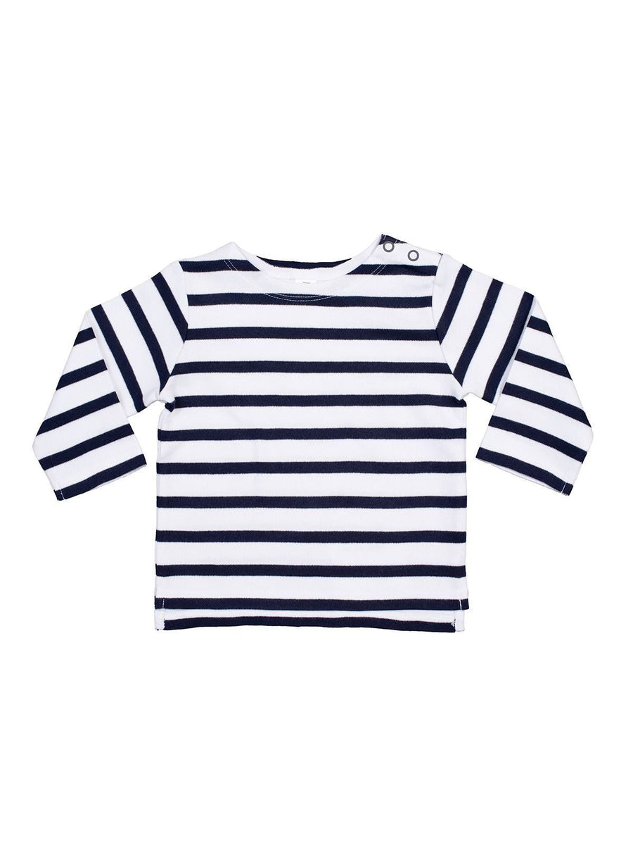 Baby Breton Top Kinder Babybekleidung – Babybugz