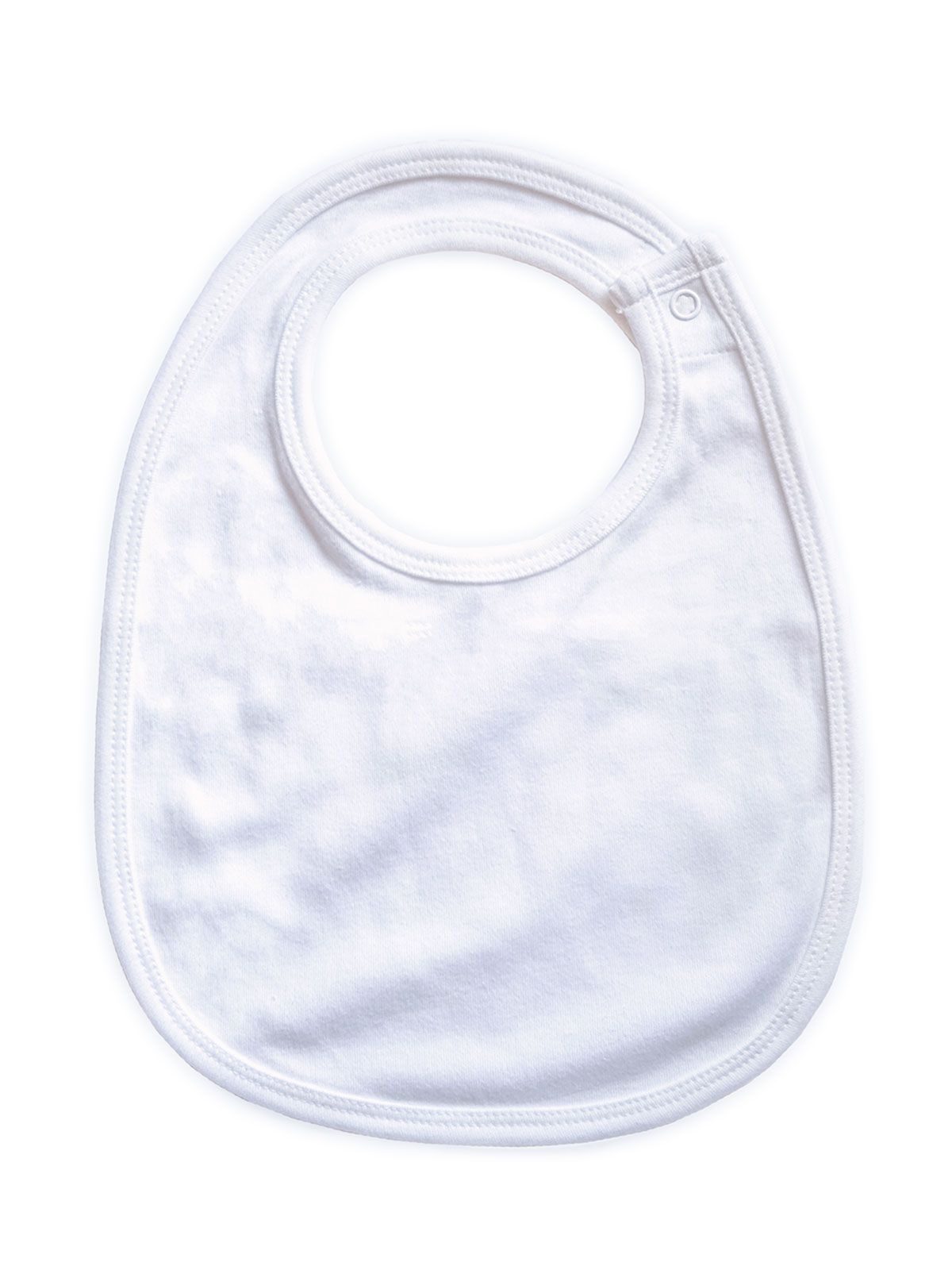 Single Layer Bib Kinder Babybekleidung – Babybugz – Farbe Weiß – individuell veredelbar