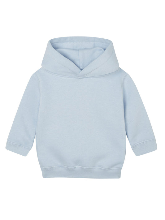 Baby Essential Hoodie Sweatshirt / Hoodie – Babybugz – Farbe dusty blue – individuell veredelbar
