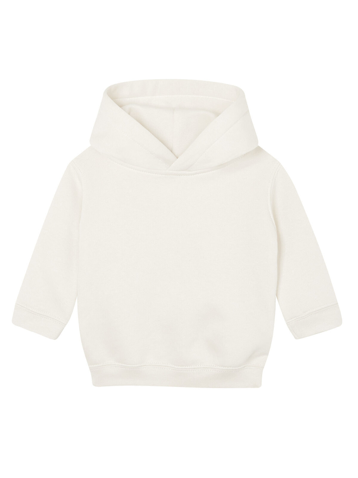 Baby Essential Hoodie Sweatshirt / Hoodie – Babybugz – Farbe Natur – individuell veredelbar