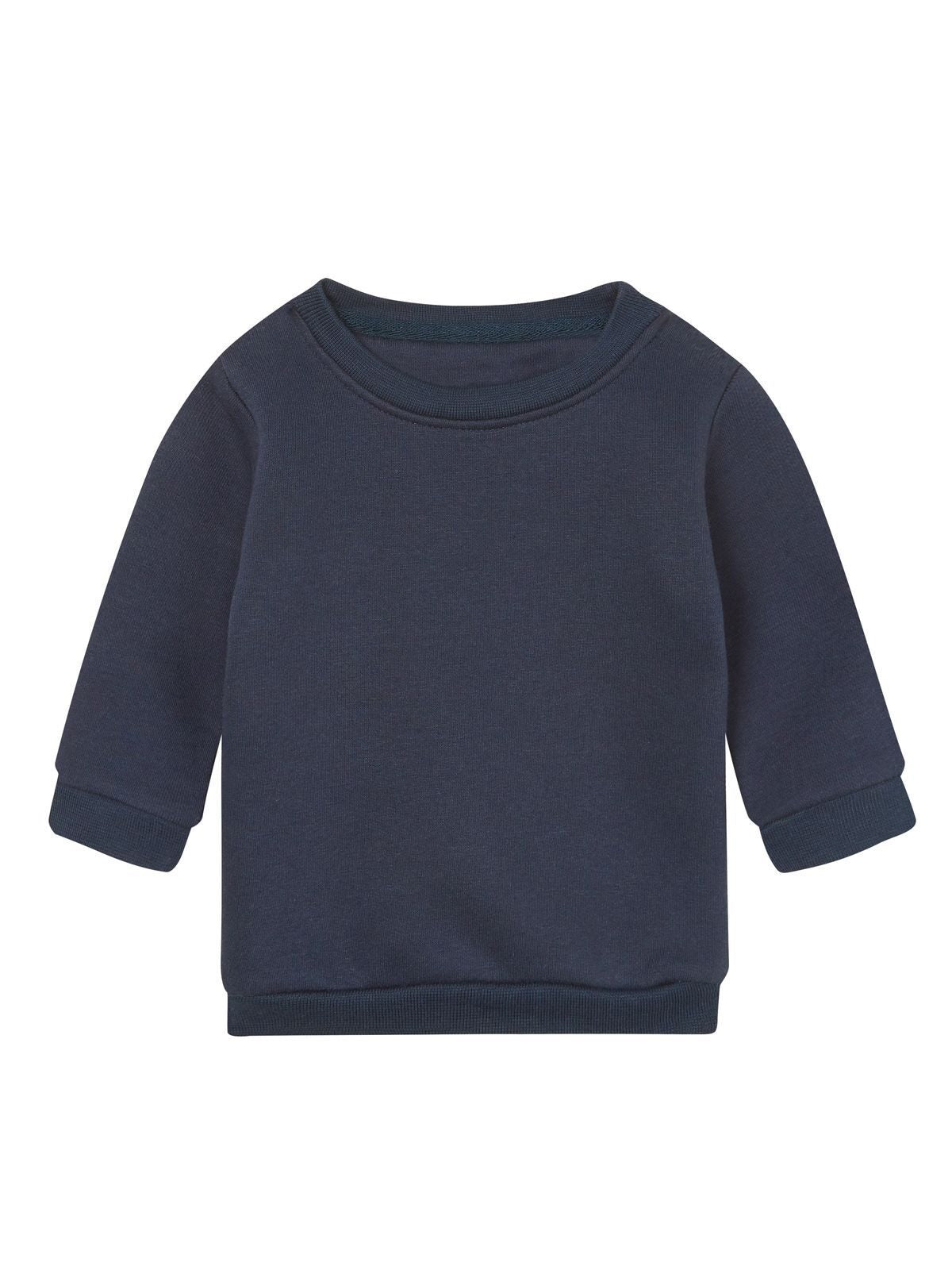 Baby Essential Sweatshirt Sweatshirt / Hoodie – Babybugz – Farbe Navy – individuell veredelbar