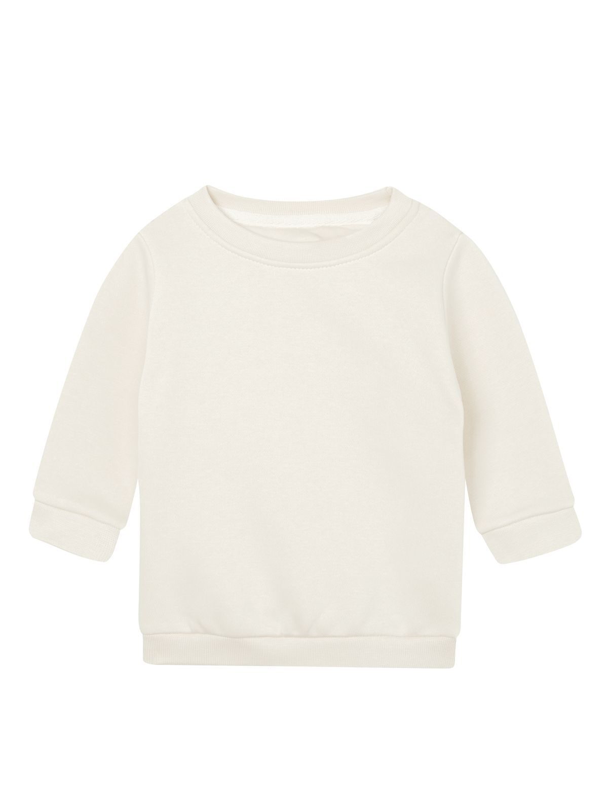 Baby Essential Sweatshirt Sweatshirt / Hoodie – Babybugz – Farbe Natur – individuell veredelbar