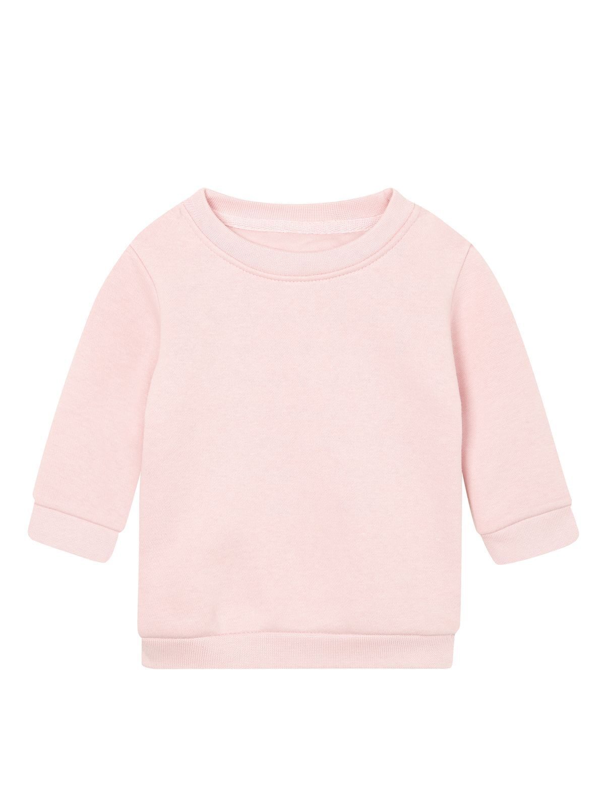 Baby Essential Sweatshirt Sweatshirt / Hoodie – Babybugz – Farbe soft pink – individuell veredelbar