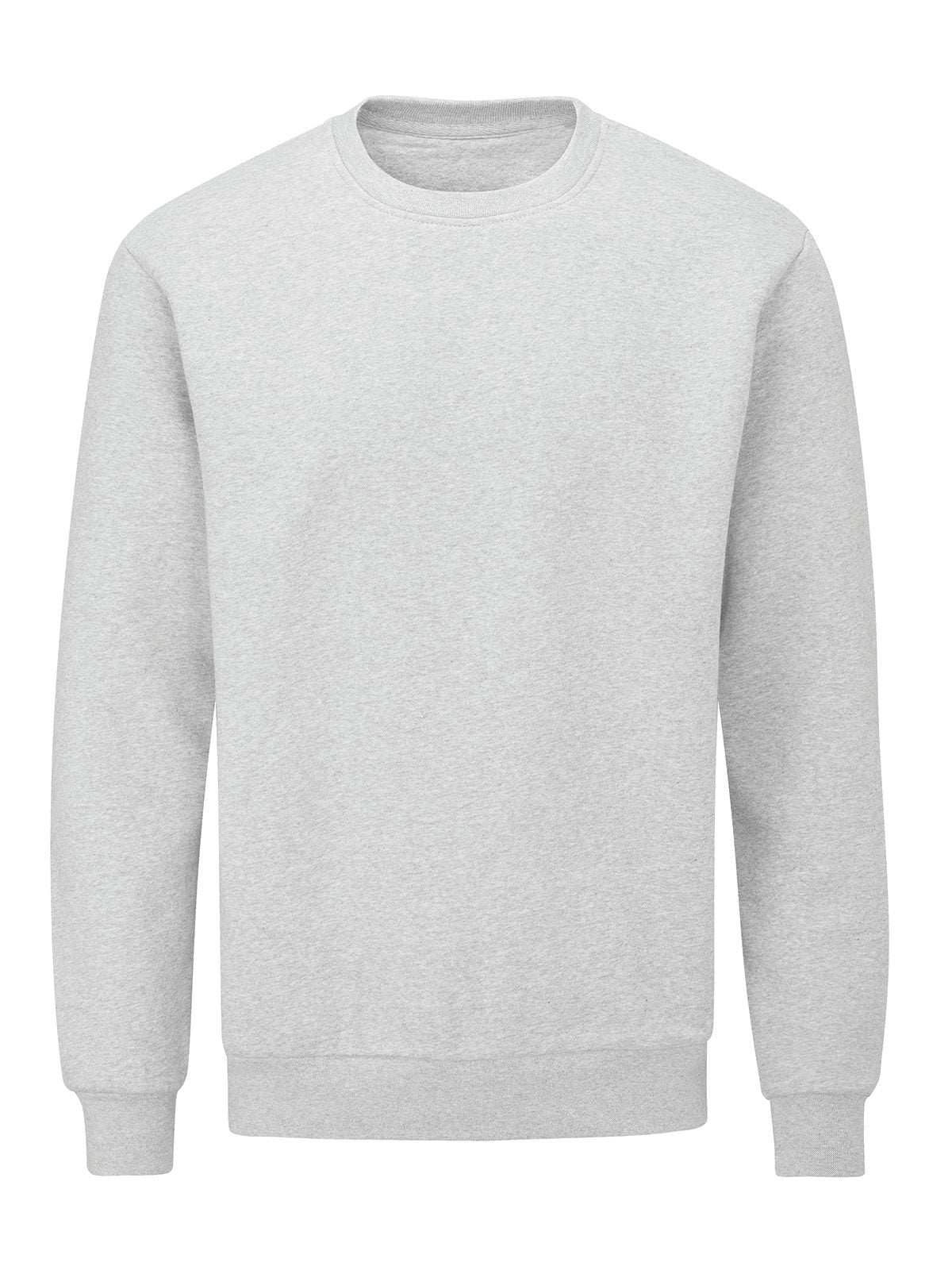 Essential Sweatshirt Unisex Sweatshirt / Hoodie – Mantis – Farbe heather grey melange – individuell veredelbar