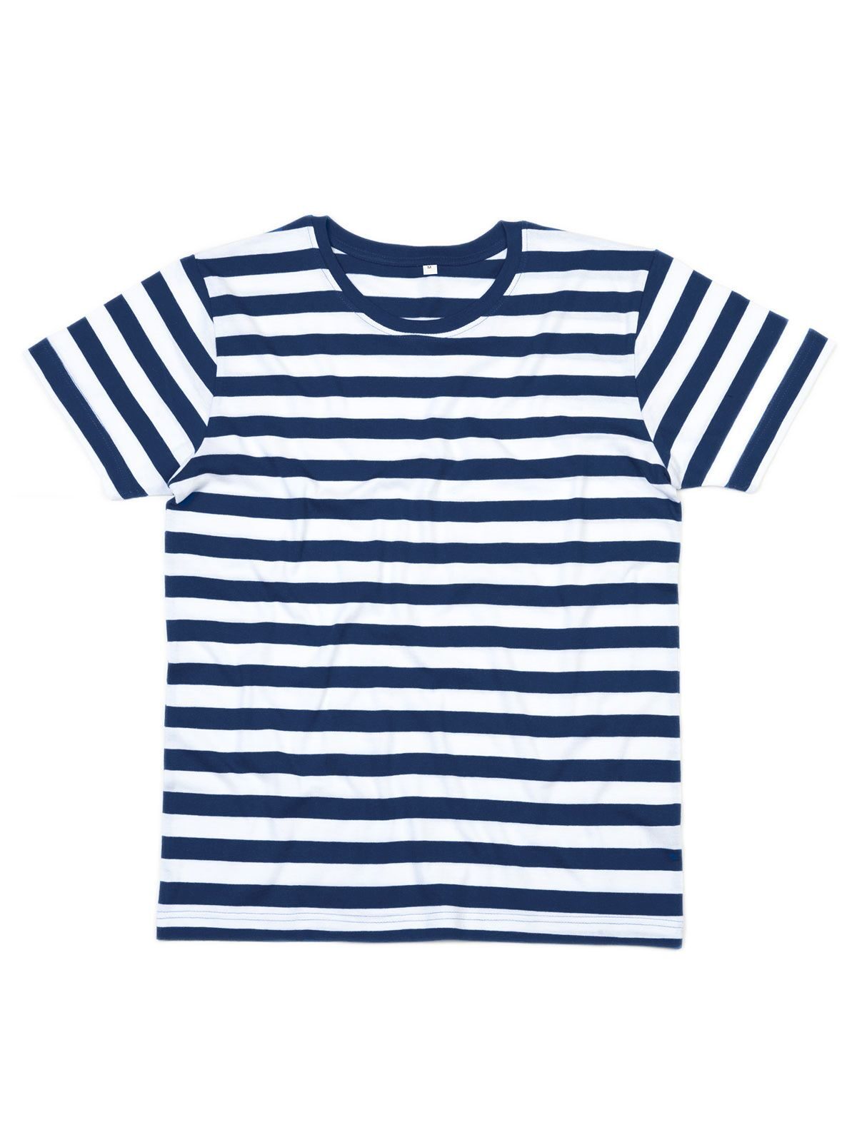 Stripy T Herren T-Shirt – Mantis – Farbe Navy White – individuell veredelbar