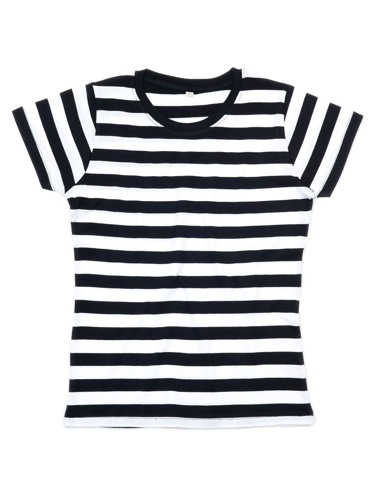 Stripy T Damen T-Shirt – Mantis – Farbe Black White – individuell veredelbar