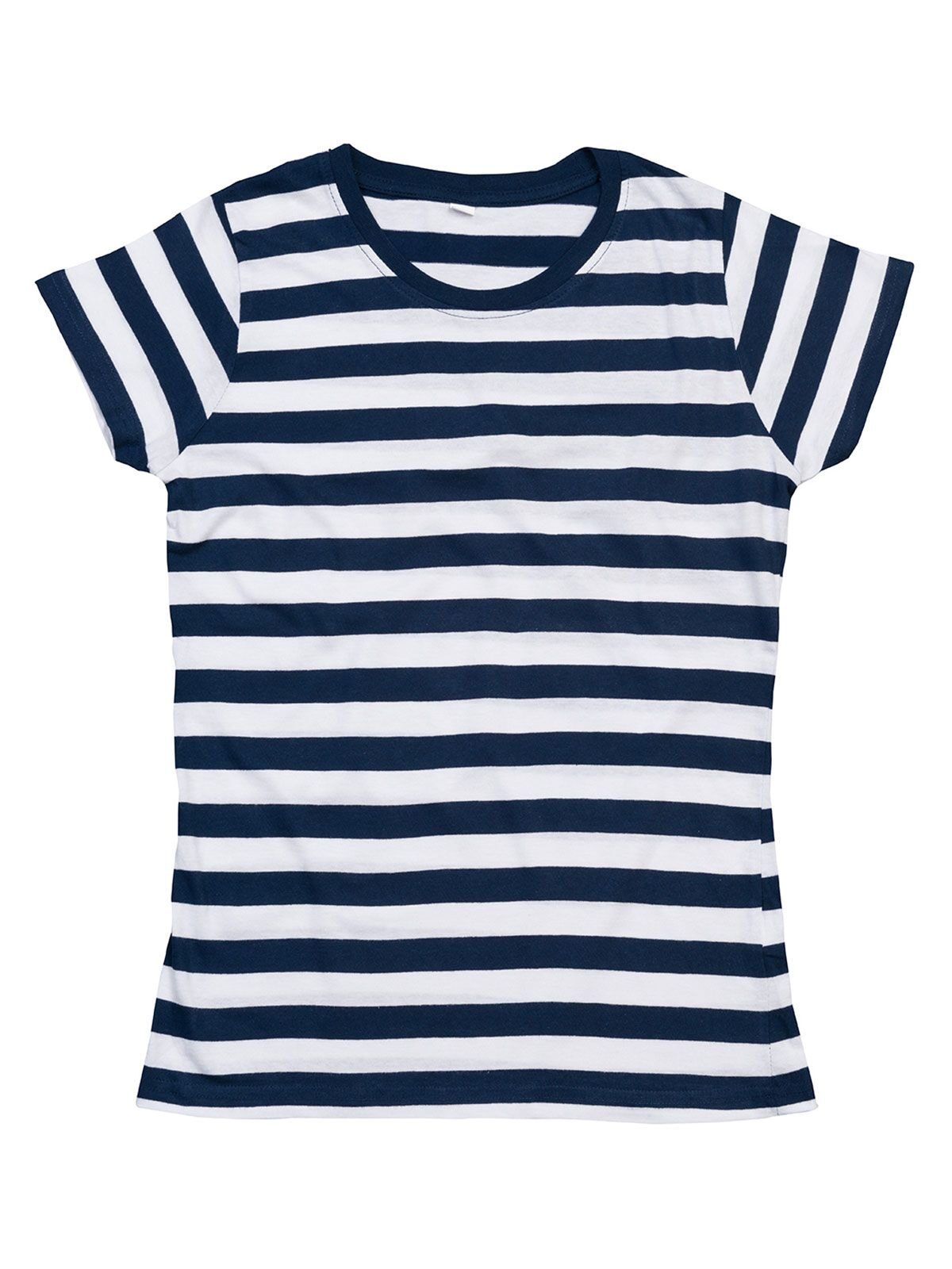 Stripy T Damen T-Shirt – Mantis – Farbe Navy White – individuell veredelbar