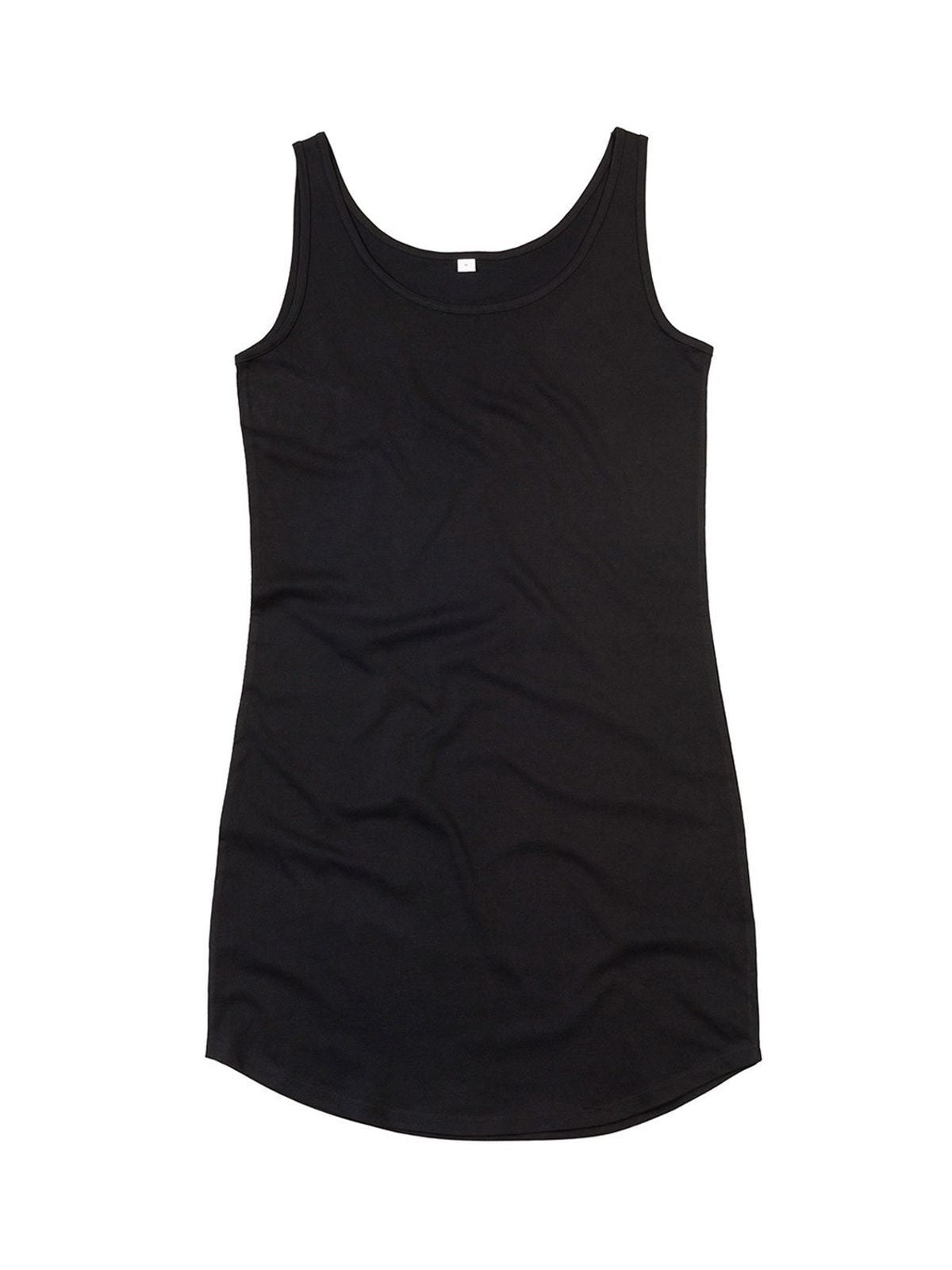 Curved Vest Dress Damen T-Shirt – Mantis – Farbe Schwarz – individuell veredelbar
