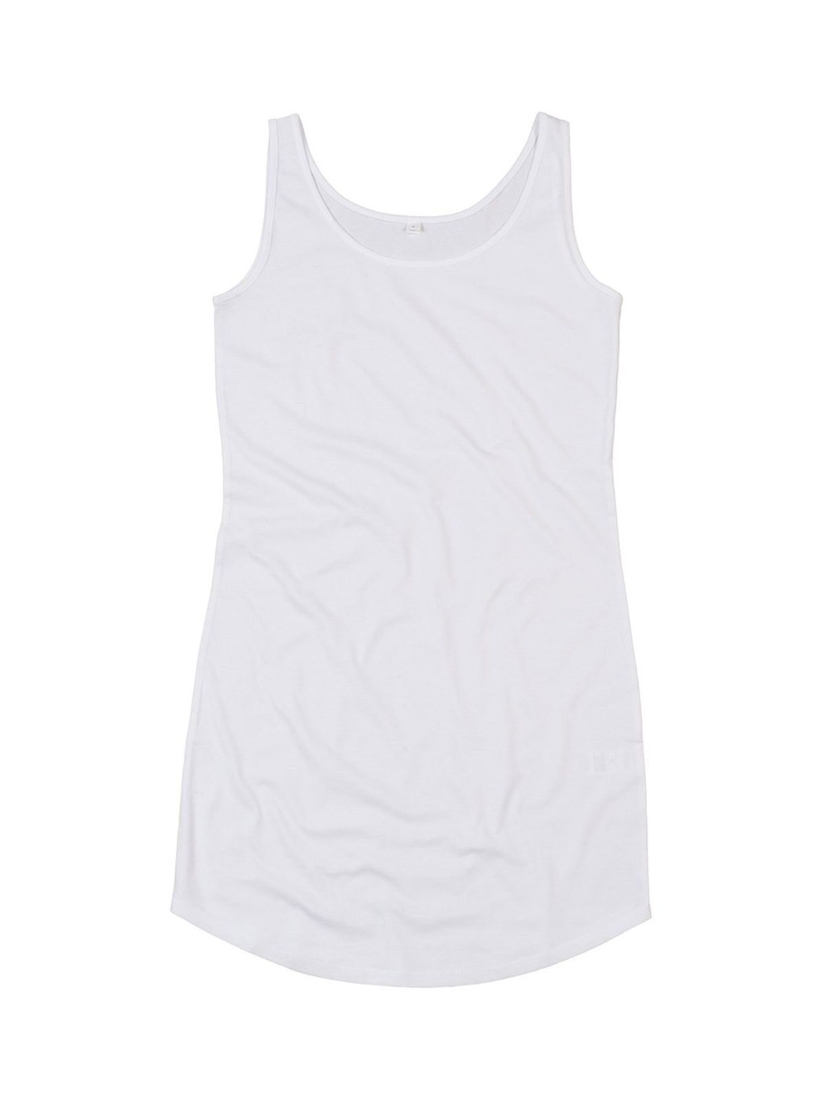 Curved Vest Dress Damen T-Shirt – Mantis – Farbe Weiß – individuell veredelbar