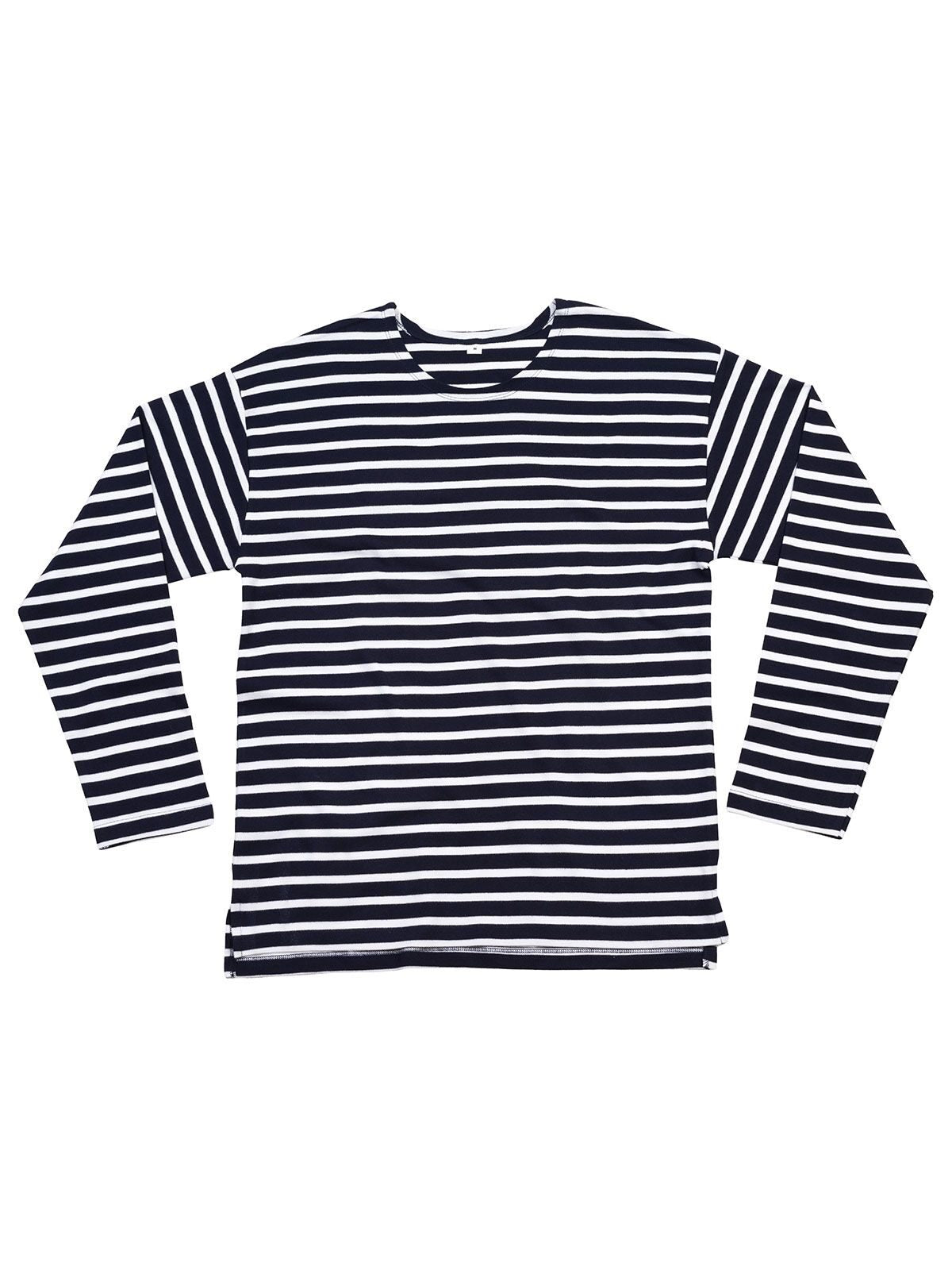 The Breton Top Unisex T-Shirt – Mantis – Farbe Navy White – individuell veredelbar