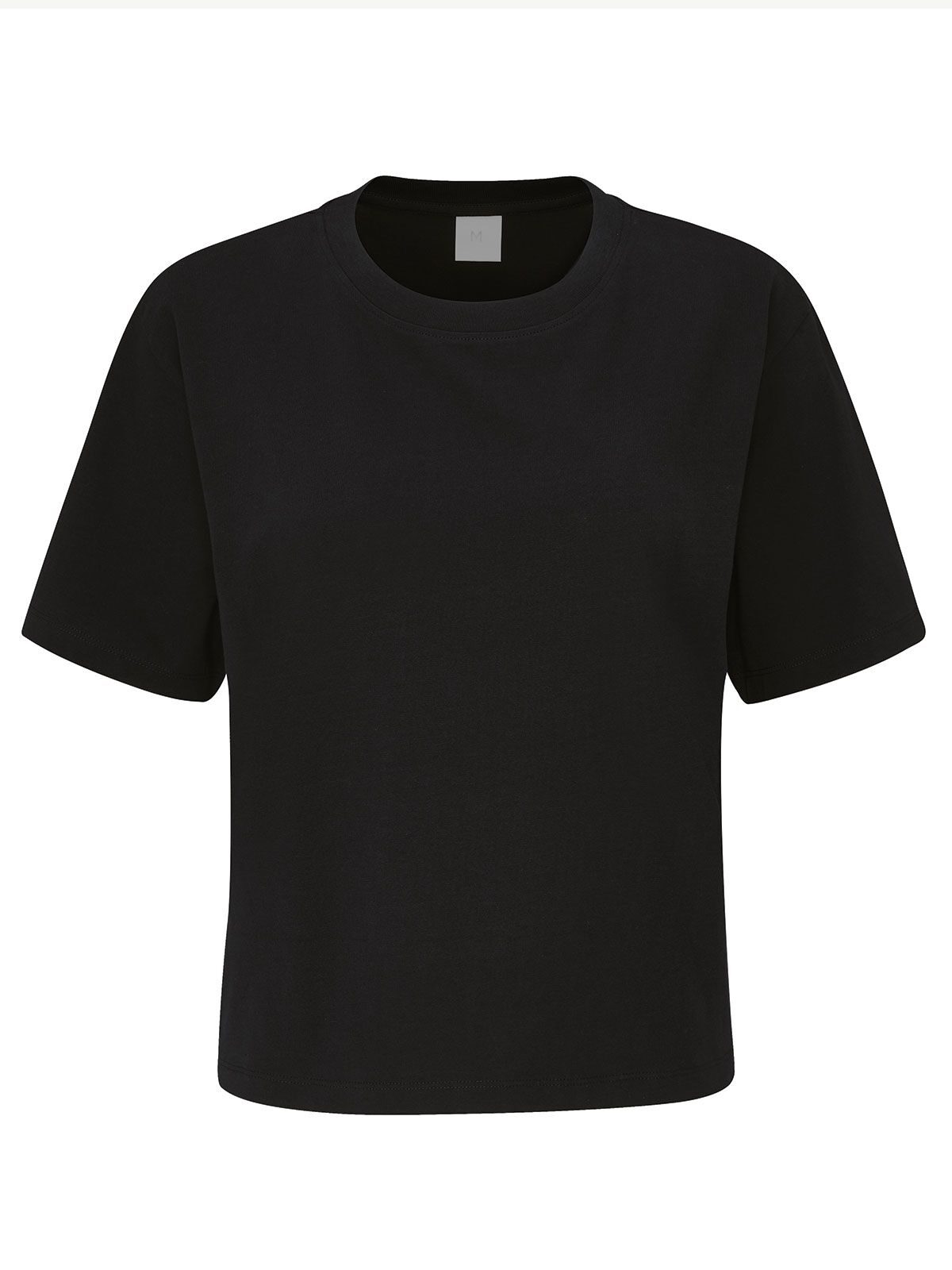 Cropped Heavy T Damen T-Shirt – Mantis – Farbe Schwarz – individuell veredelbar