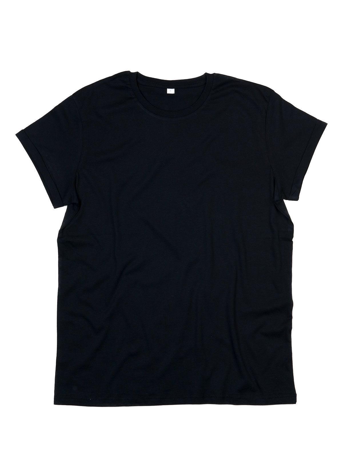 Organic Roll Sleeve T Herren T-Shirt – Mantis – Farbe Schwarz – individuell veredelbar