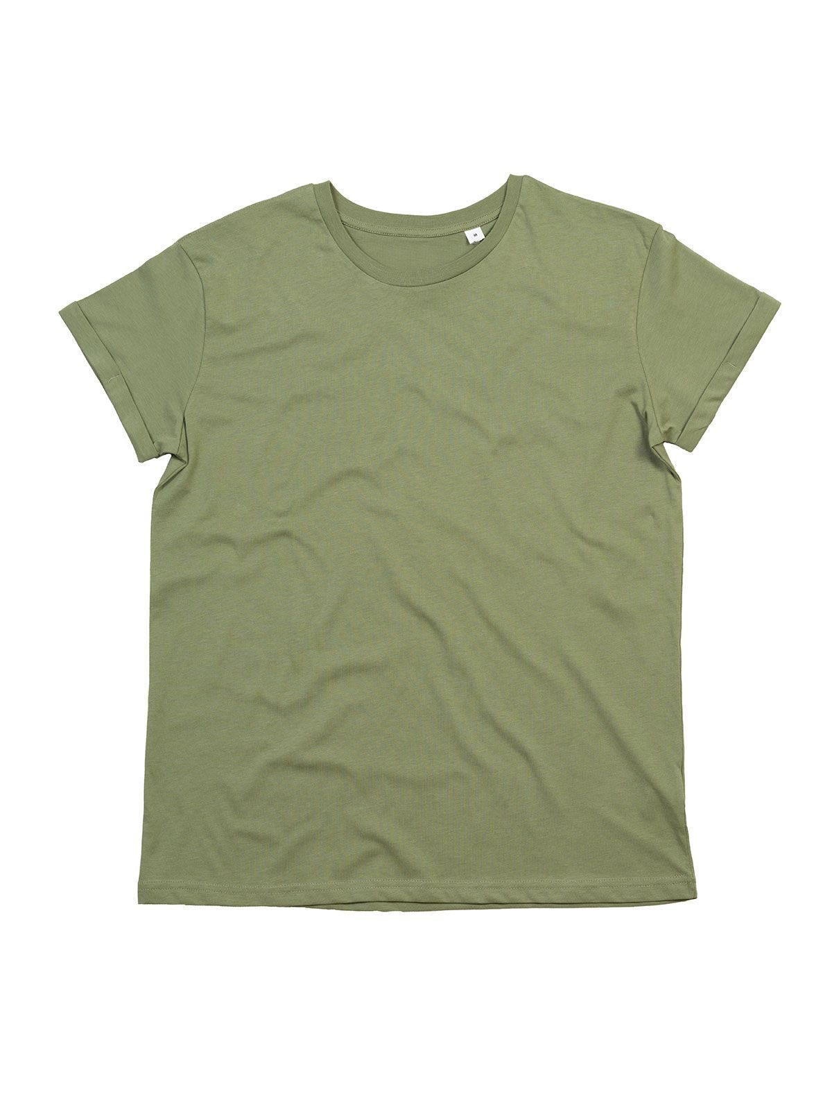 Organic Roll Sleeve T Herren T-Shirt – Mantis – Farbe soft olive – individuell veredelbar