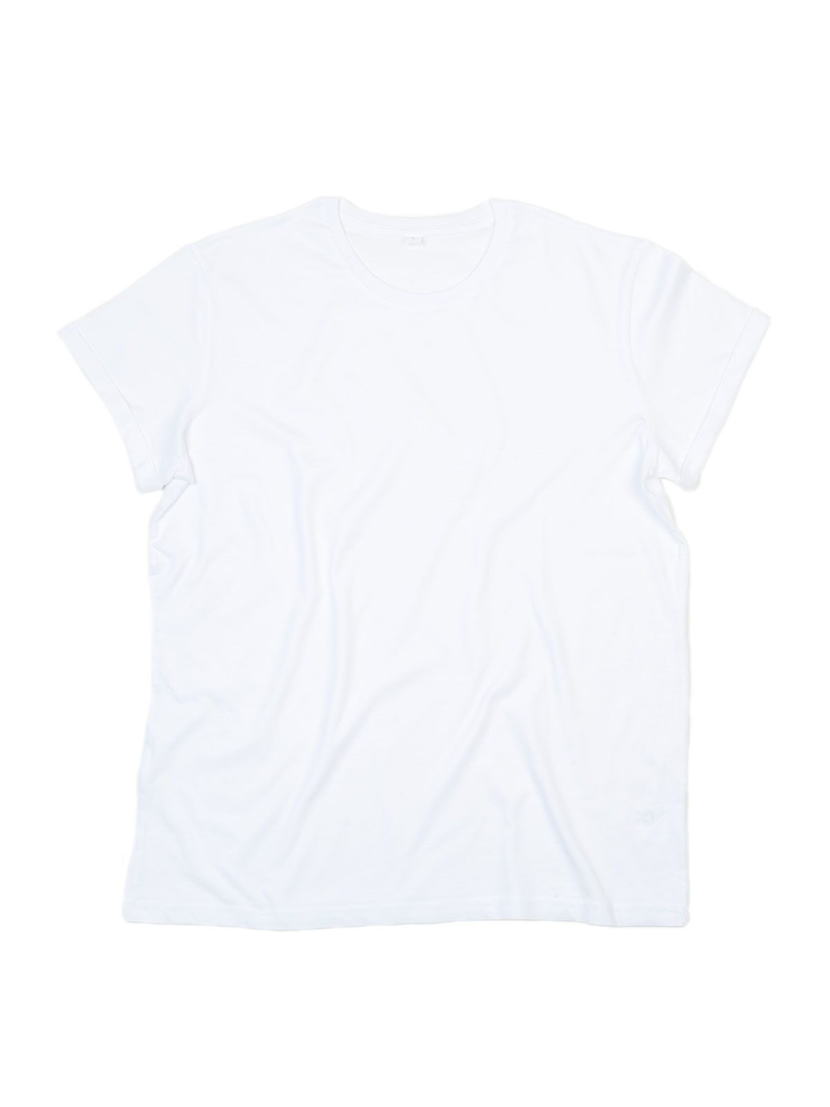 Organic Roll Sleeve T Herren T-Shirt – Mantis – Farbe Weiß – individuell veredelbar