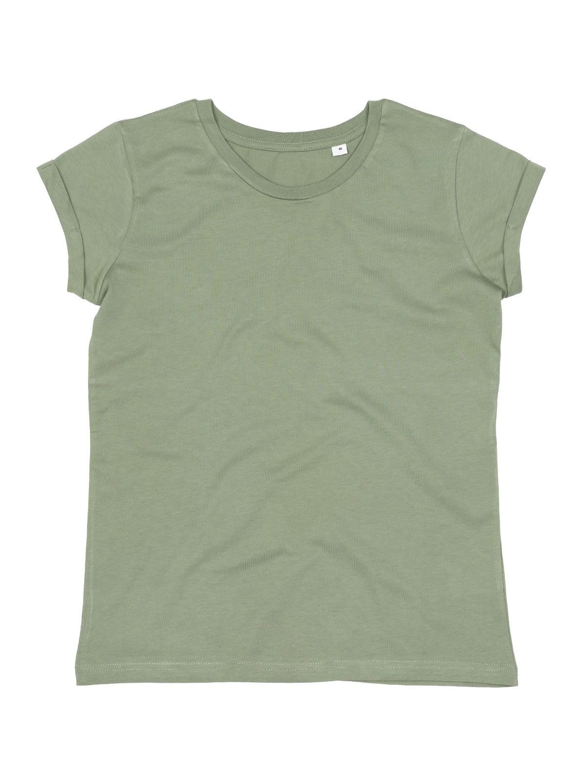 Roll Sleeve T Damen T-Shirt – Mantis – Farbe soft olive – individuell veredelbar
