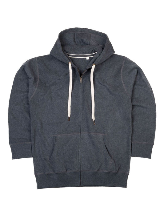 Superstar Zip Through Hoodie Herren Sweatshirt / Hoodie – Mantis – Farbe charcoal grey melange – individuell veredelbar