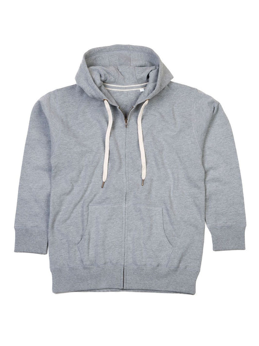Superstar Zip Through Hoodie Herren Sweatshirt / Hoodie – Mantis – Farbe heather grey melange – individuell veredelbar