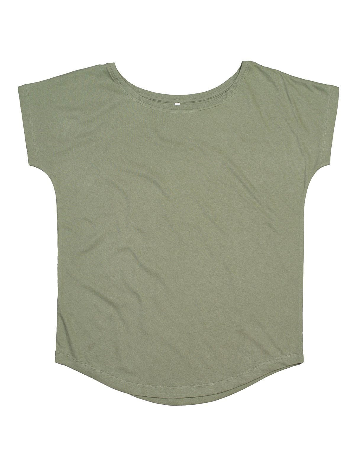 Loose Fit T Damen T-Shirt – Mantis – Farbe soft olive – individuell veredelbar
