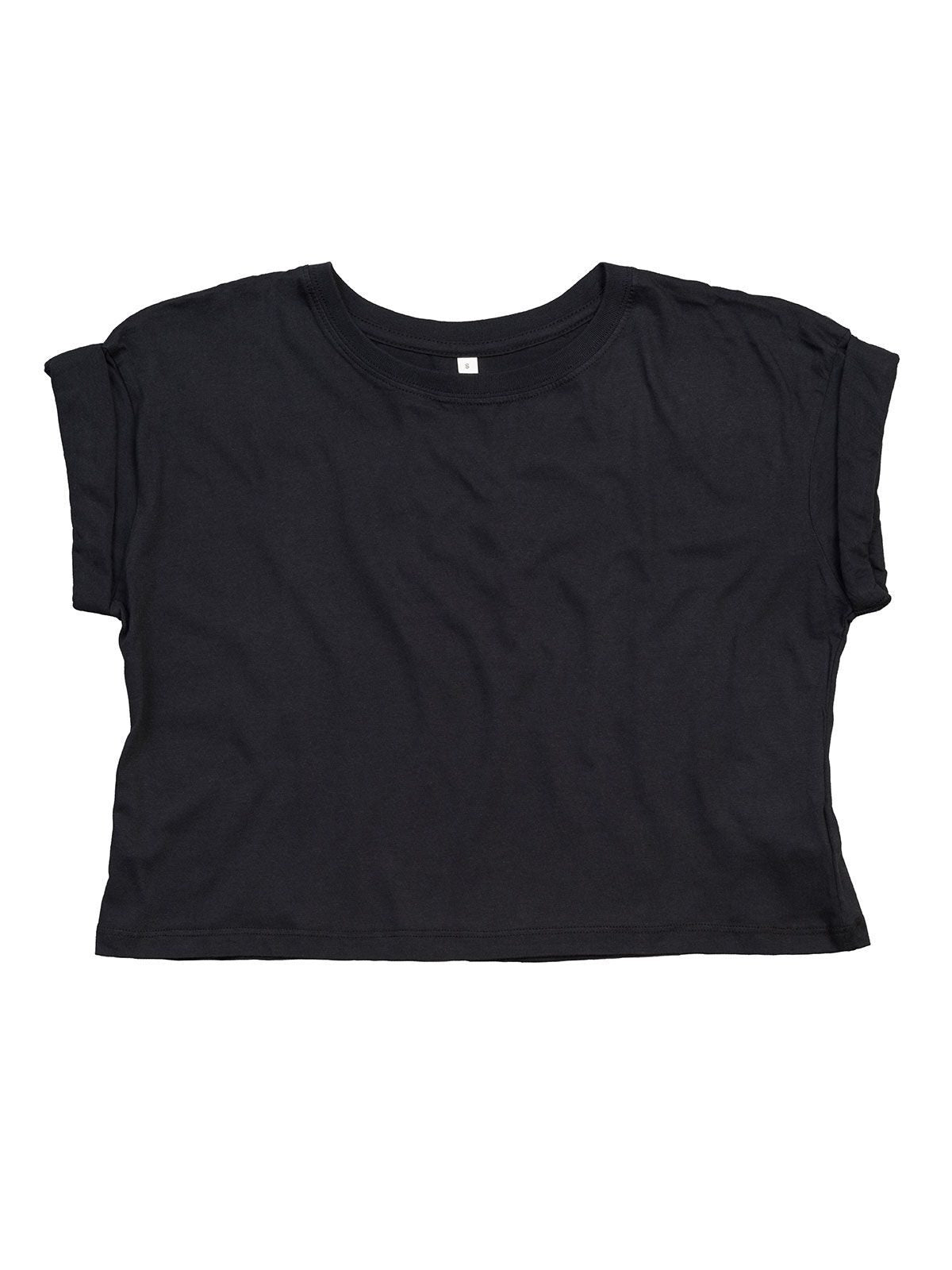 Organic Crop Top T Damen T-Shirt – Mantis – Farbe Schwarz – individuell veredelbar