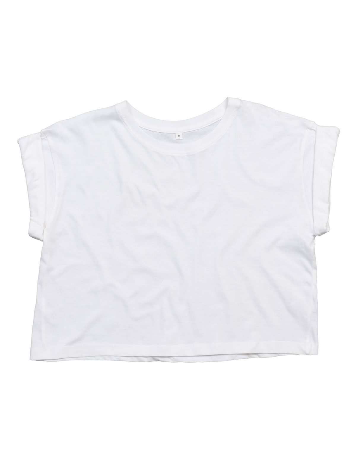 Organic Crop Top T Damen T-Shirt – Mantis – Farbe Weiß – individuell veredelbar