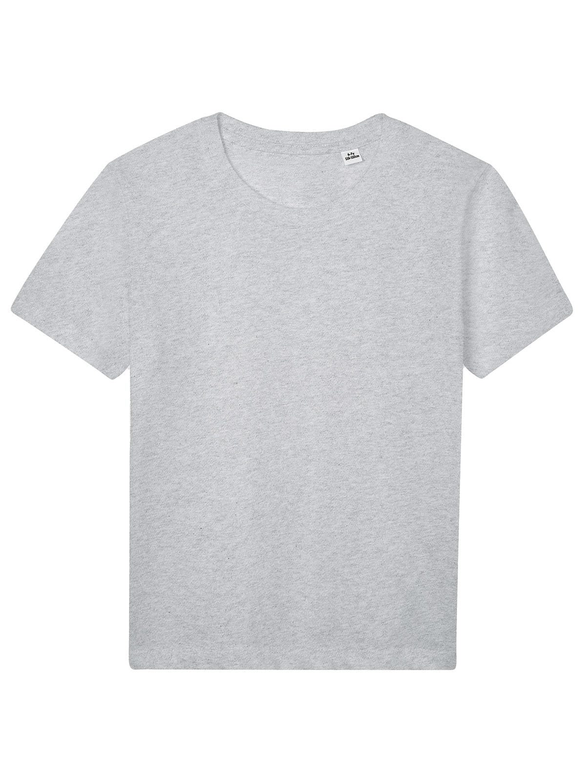 Essential Kinder T-Shirt – Mantis Kids – Farbe heather grey melange – individuell veredelbar